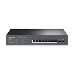 TP LINK - Switch Smart Gigabit JetStream de 10 puertos con 8 puertos PoE+