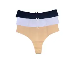 MINTANA - PACK 3 TRUZAS CULOTTE LAZO ALGODON MUJER