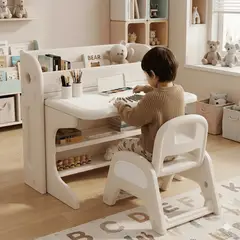 PERU IMPORTACIONES - Escritorio Plegable Infantil con Pizarra Borrable