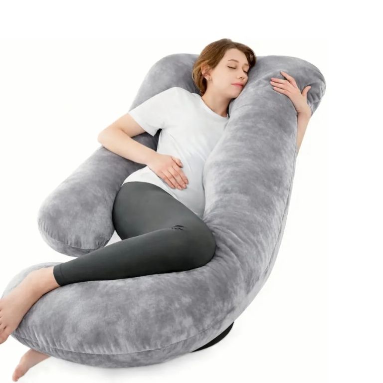 Almohada para Embarazada, Diseño G Multifuncional, Color Pla