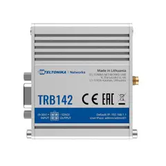 TELTONIKA - GATEWAY INDUSTRIAL 4G LTE TCP RS232 NEGRO P-N TRB142