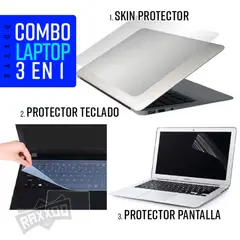 GENERICO - Combo protector de pantalla + teclado + skin para laptop 15.6 16