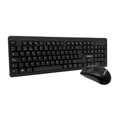 TEROS - KIT INALAMBRICO TECLADO Y MOUSE TE-4061N NEGRO P-N TE-4061N