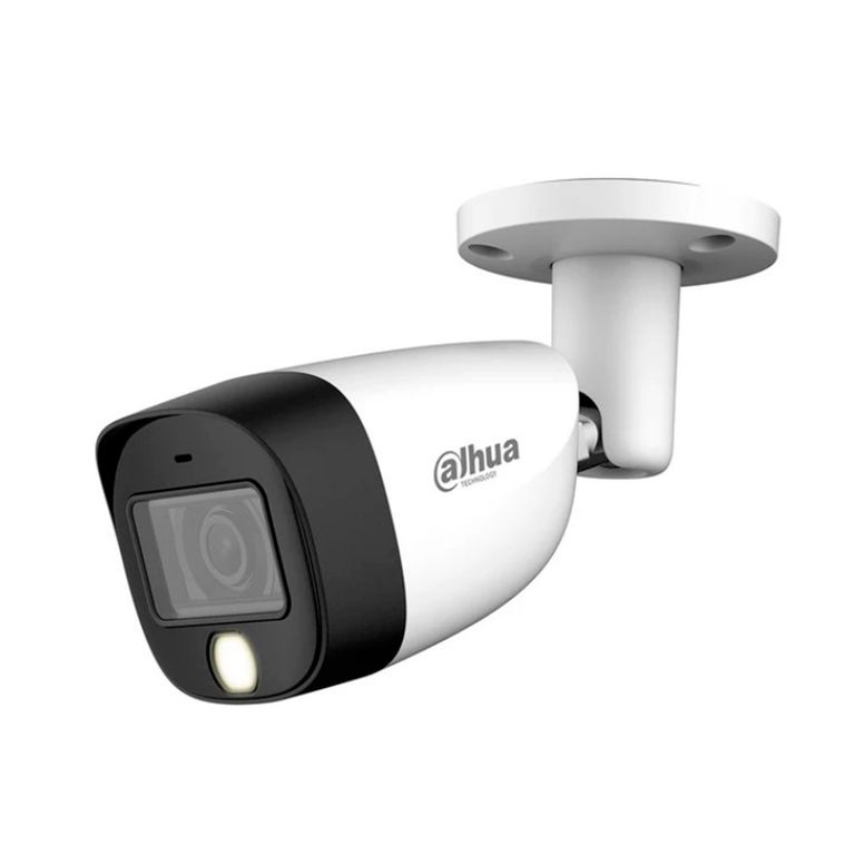 CAMARA HDCVI TUBO 2MP BLANCO-NEGRO P-N DH-HAC-HFW1200CM-IL-A