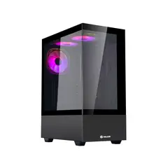 HALION - CASE GAMER MARK 355 SIN FUENTE 3 VENTILADORES RGB USB 3.0 PANEL FRONTAL MALLA PN MARK 355