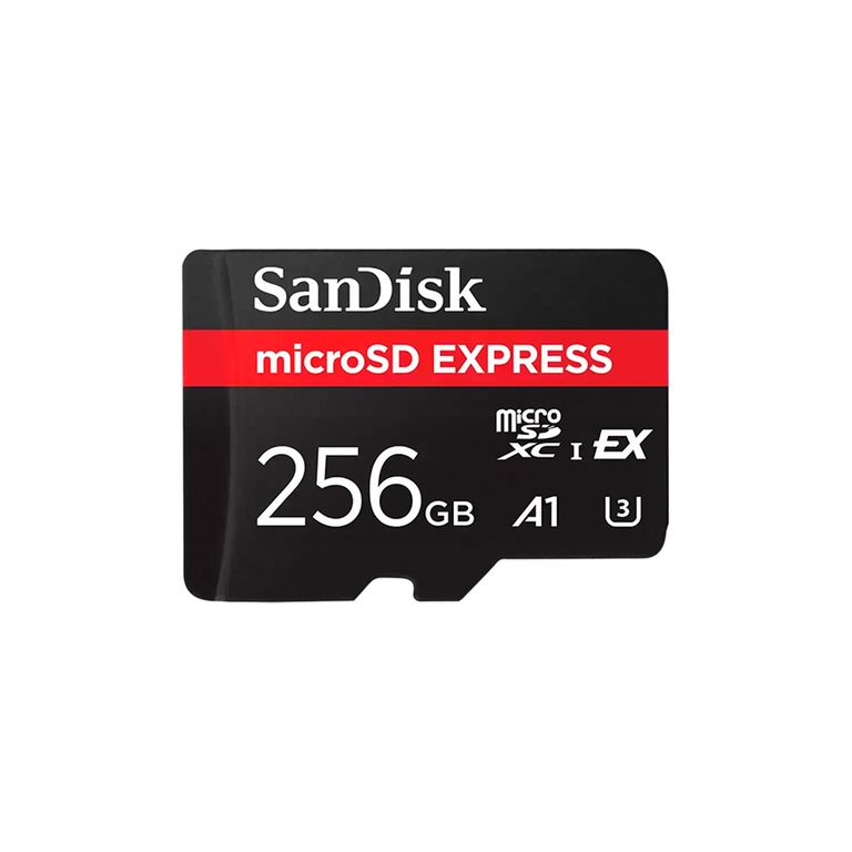 TARJETA DE MEMORIA SDSQXFN-256G-GN4NN MICROSD EXPRESS 256GB PCIE NVME LECTURA 880MBS ESCRITURA 650MBS ADAPTADOR INCLUIDO PN SDSQXFN-256G-GN4N