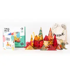 IMANIX - Set magnético mundo dinosaurios 30 piezas