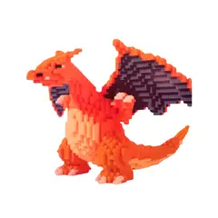 GENERICO - Dragon Naranja Mini Bloques Armable 5200 Piezas