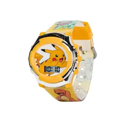 POKEMON - Reloj De Cuarzo Digital Pikachu Yellow para niños