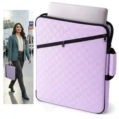 GENERICO - Funda para Laptop de 14 a 15.6 Mujer Diseño Elegante Cuerina Texturizada