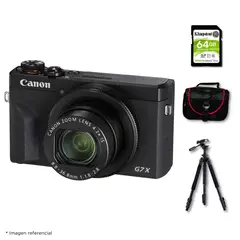 CANON - Cámara Powershot G7 X MARK III + Kit Deluxe