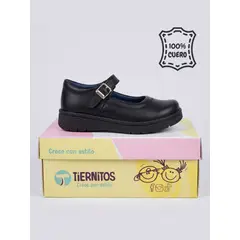 TIERNITOS - Zapato escolar de Niña Cuero