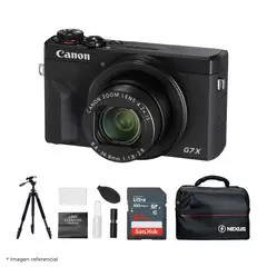 CANON - Cámara Powershot G7 X MARK III + Kit Ultimate