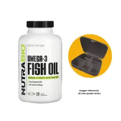 NUTRABIO - FISH OIL OMEGA 3 + PASTILLERO - 150 SOFTGELS