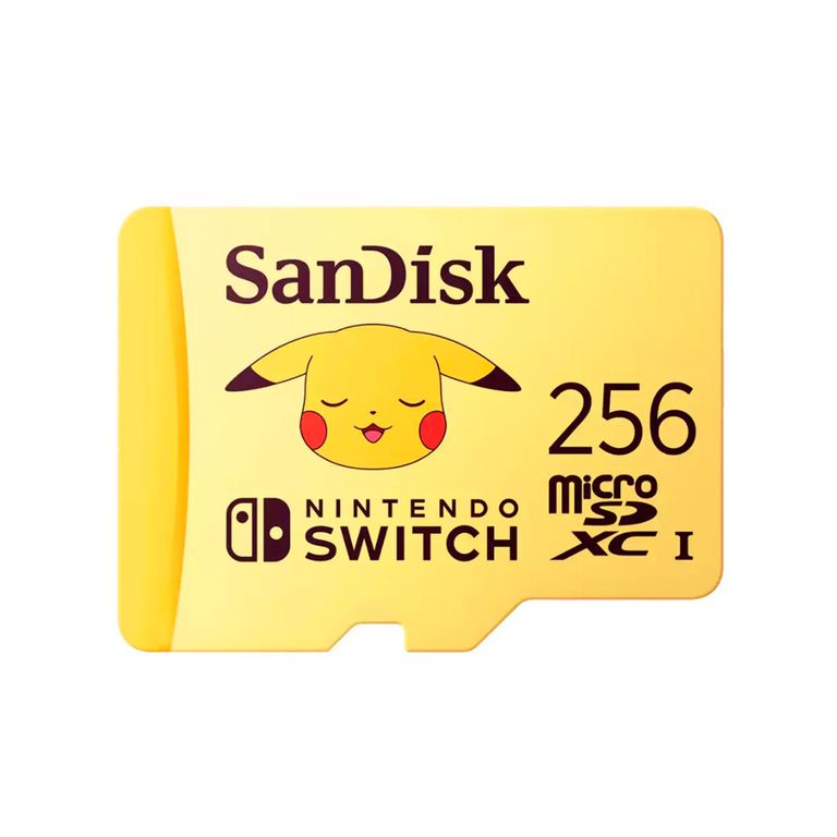 MEMORIA MICROSDXC 256GB SWITCH POKEMON P-N SDSQXAO-256G-GN6ZK
