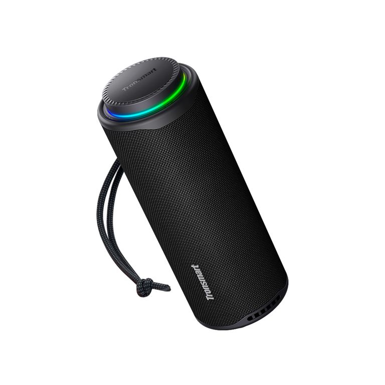 PARLANTE PORTATIL T8 2.1 CANALES 40W RMS BLUETOOTH IPX7 SONIDO SURROUND TWS BATERIA 18 HORAS NEGRO PN 1290635
