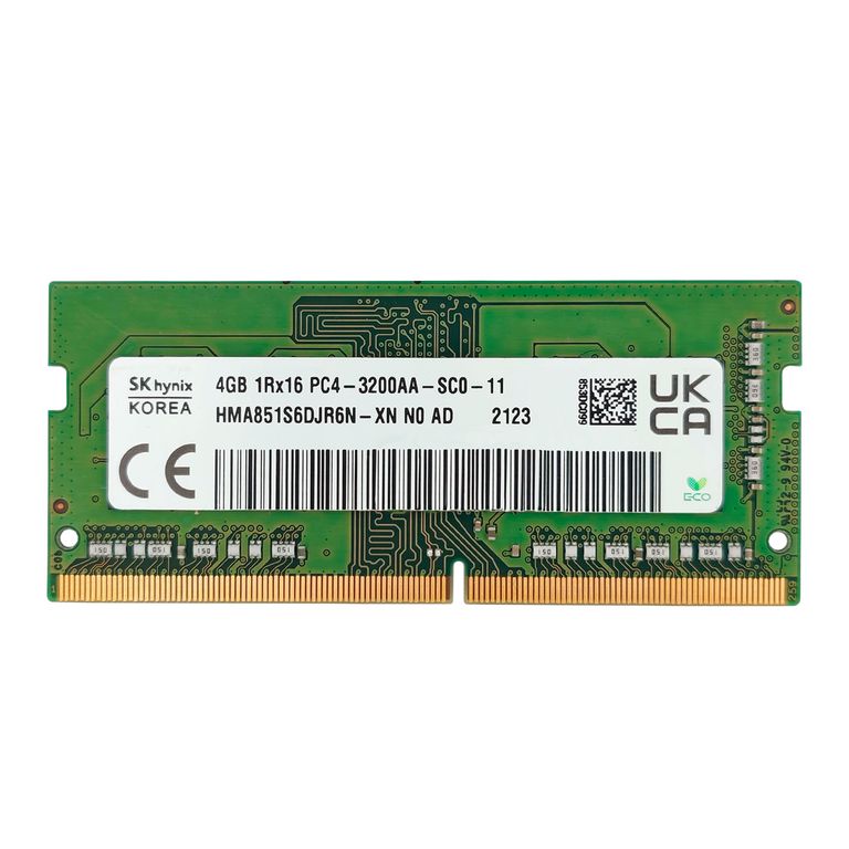 MEMORIA RAM HYNIX 4GB DDR4 3200MHZ SO-DIMM - P-N HMA851S6DJR6N