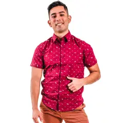 ALDO'S SINCE 1986 - CAMISA ESTAMPADA MANGA CORTA