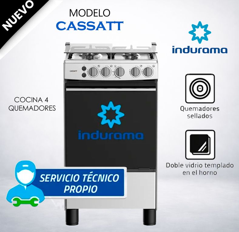Cocina CASSATT Croma 4 Hornillas