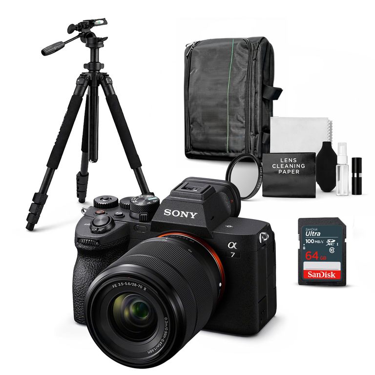 Cámara Alpha a7 IV Full Frame Mirrorless + Lente 28-70mm II + Kit Ultimate