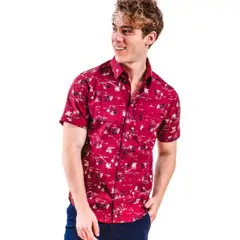 ALDO'S SINCE 1986 - CAMISA ESTAMPADA MANGA CORTA