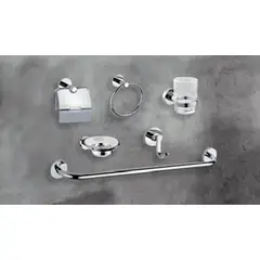 XM - KIT DE BAÑO 6 PIEZAS,ACERO304, REDONDO MOD 61200