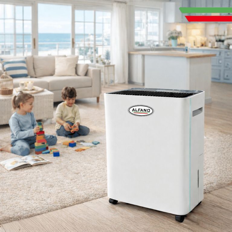 Deshumedecedor Portátil Hasta 35 m² 28Lts por Día Deshumidificador Q-28