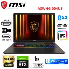 MSI - Laptop Gaming Vector 16 – Ryzen 9 8940HX, 16GB RAM, 1TB SSD, RTX 5070 Ti 12GB, 16” QHD+ 240Hz,