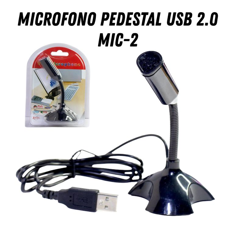 MICROFONO PEDESTAL USB 2.0 MIC-2