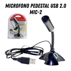 GENERICO - MICROFONO PEDESTAL USB 2.0 MIC-2