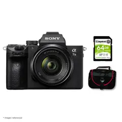 SONY - Cámara Alpha 7 III Mirrorless + Lente 28-70mm II + Kit Básico