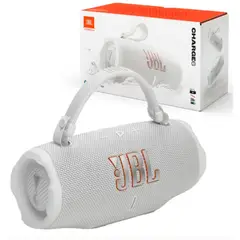 JBL - Charge 6 Parlante Bluetooth 5.2 Resistente al agua 50W - Blanco