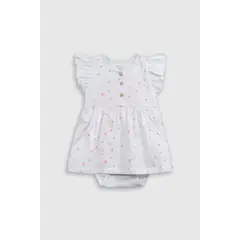 COLLOKY - Vestido Casual New Born Niña Blanco