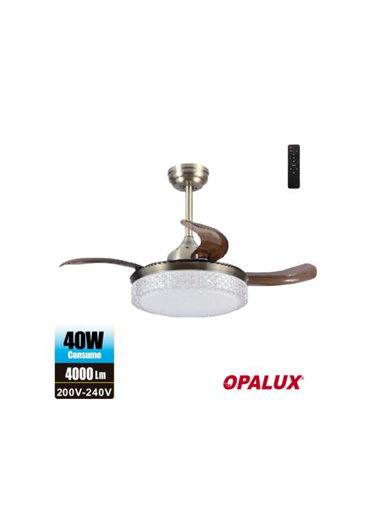 LAMPARA VENTILADOR DE TECHO CON CONTROL REMOTO LED