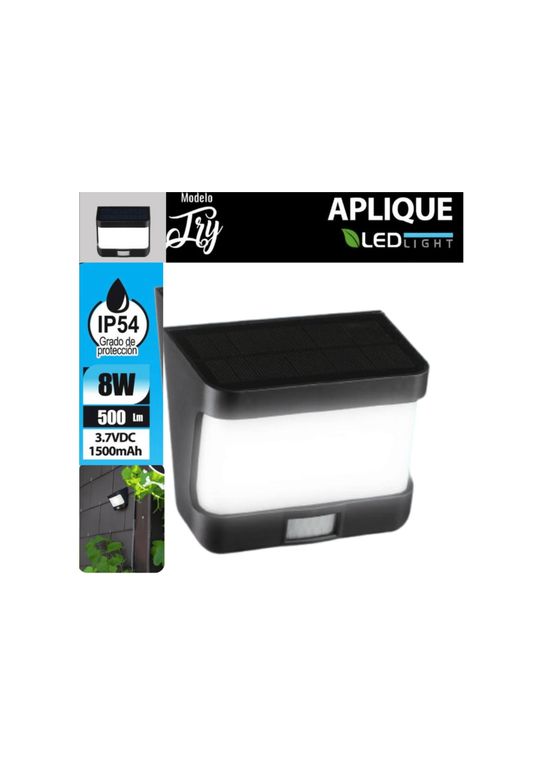 APLIQUE LED SOLAR DE PARED