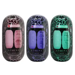 PRETTY LOVE - Masturbador Hombre Texturizado Athena Alice Flexible y Suave