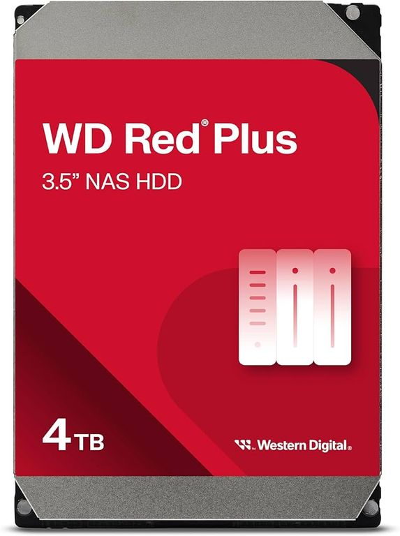Disco Duro WD40EFZZ 4TB Red Plus SATA 5400RPM