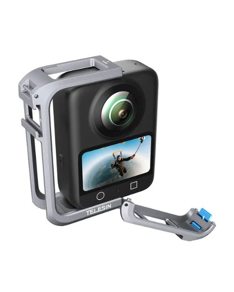 Jaula Metálica Con Tapa Para Lente Para Dji Osmo 360