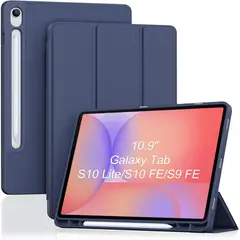 GENERICO - Funda Smart Cover Para Samsung Tab S10 Lite con Porta Lápiz - AZUL