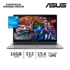 LENOVO - LAPTOP ASUS CORE I5-210H / Ram 16Gb DDR5 Ssd 512Gb / Pantalla 15.6 Fhd - 90NX0881-M02P90