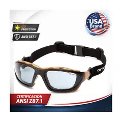 GENERICO - Antiparras 2 en 1 Carhartt con Almohadilla Removible – Trabajo y Deporte ANSI Z87 UV