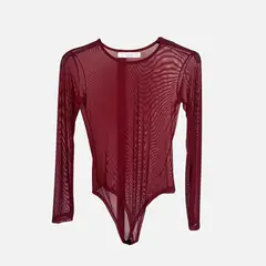 GENERICO - Body Tule Cuello Redondo