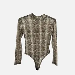 GENERICO - Body Tule Manga Larga