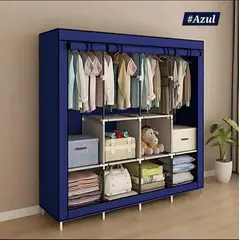 GENERICO - Ropero Armable Portátil De Tela De 4 Cuerpos