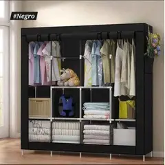 GENERICO - Ropero Armable Portátil De Tela De 4 Cuerpos