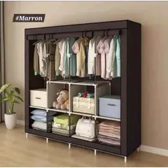 GENERICO - Ropero Armable Portátil De Tela De 4 Cuerpos