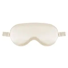 GENERICO - ANTIFAZ PARA DORMIR SATIN BLANCO HUMO PREMIUM MASCARA DE SUEÑO SUAVE SATINADO, BLOQUEO TOTAL DE LUZ