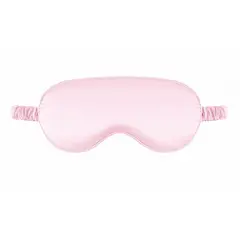 GENERICO - ANTIFAZ PARA DORMIR SATIN ROSA BEBE PREMIUM MASCARA DE SUEÑO SUAVE SATINADO, BLOQUEO TOTAL DE LUZ