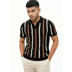 GENERICO - POLO CAMISERO CASUAL HILO EN TENDENCIA PARA HOMBRE