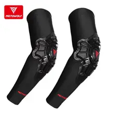 GENERICO - MANGA CON PROTECCION NEGRO MOTOWOLF